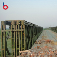 Pont Bailey de qualité supérieure, à double voie, en acier haute résistance, pour la construction, modèle CB100 (CB321), norme GB, portée de 20 m