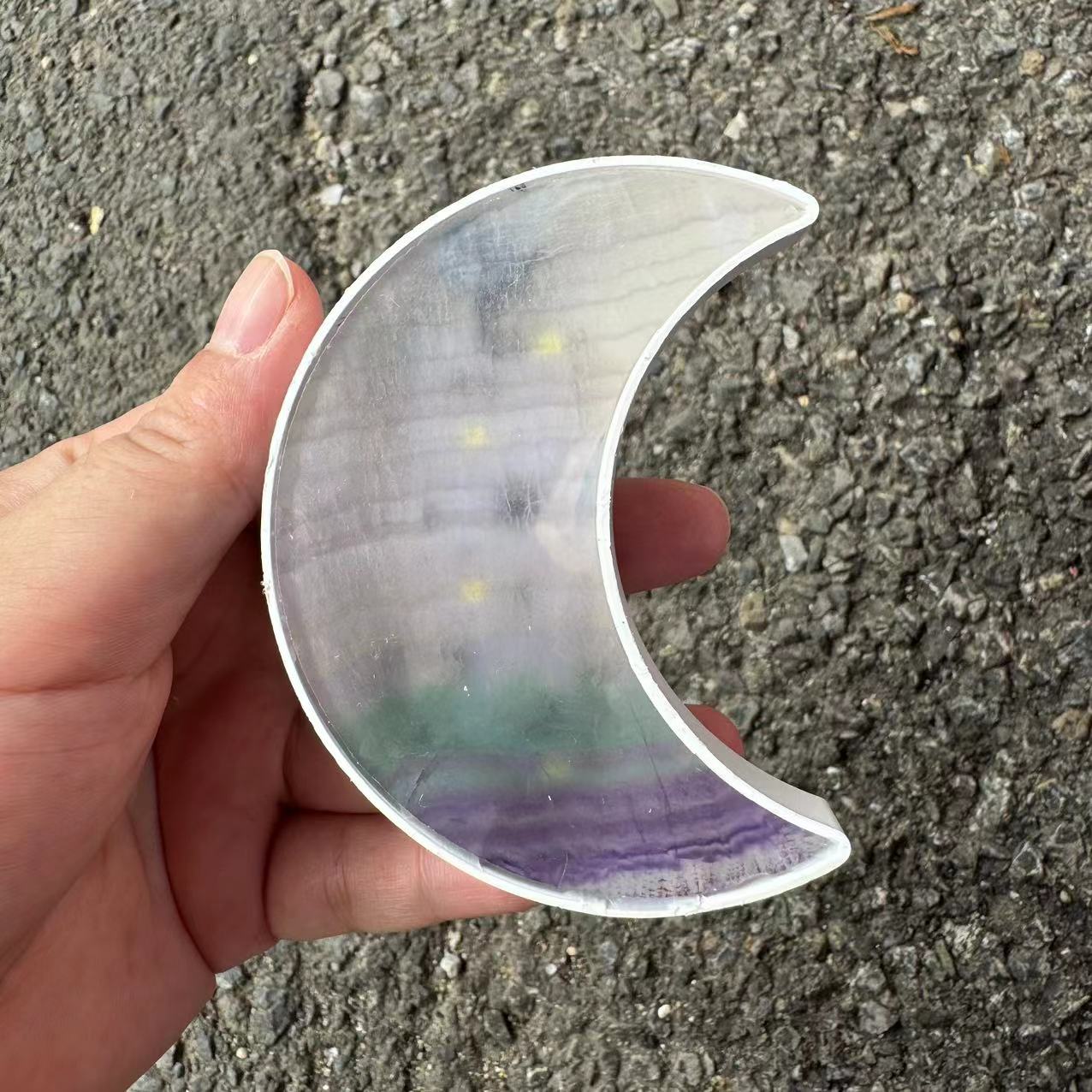 Fluorite-moon shape