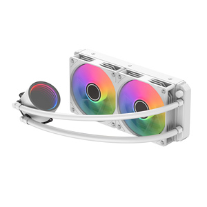 Promotion Usine : Refroidisseur CPU Tout-en-un à <span class=keywords><strong>Eau</strong></span> 240 ICE240 BLANC, Dissipateur Thermique en Plastique, Boîtier <span class=keywords><strong>d</strong></span>'Ordinateur, Roulement Fluide, Faible <span class=keywords><strong>Bruit</strong></span> - Product Image 4