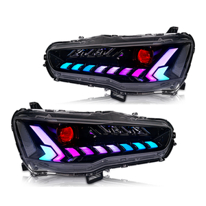 Faro A145-RGB per Mitsubishi Lancer <span class=keywords><strong>EVO</strong></span> 2008-2025, Proiettore LED con Luce Diurna - Product Image 1