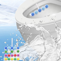 FF6183 Désodorisant et nettoyant WC suspendu pour salle de bain, blocs de nettoyage WC à parfum longue durée