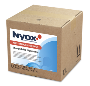 NYOX Acido SHAMPOO HYG Sacchetto in Scatola Autolavaggio Shampoo Acido in Schiuma con Effetto Igienizzante per i Sistemi Pennelli Pre-Cera Pulizia Chemica - Product Image 1