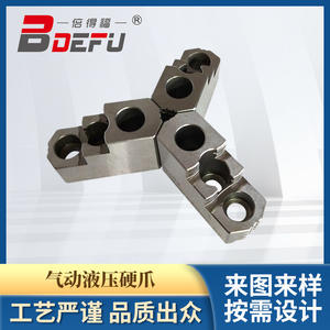 หัวจับ BDEFU รุ่น YZ8 ขนาด 8 นิ้ว ทำจากเหล็กชุบแข็ง แบบขากรรไกรขั้นบันได ใช้ได้กับระบบนิวเมติกและไฮดรอลิก สำหรับเครื่องมือกล - Product Image 2