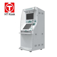 Machine de change de devises étrangères sur pied avec SDK, garantie 12 mois - Lecteur de cartes Visa/Mastercard pour espèces et pièces