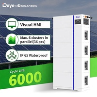 Batterie Lithium Deye tout-en-un pour onduleur solaire 5,12 kWh 10 kWh 15 kWh, batterie résidentielle basse tension pour système solaire hybride