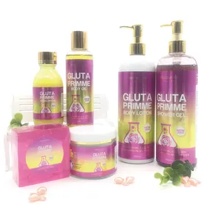 GLUTA PRIME PLUS 2000000 mg NOUVELLE FORMULE AMÉLIORÉE Extra White Max Plus Fast Lightening Skincare Product Set 6 pcs avec le meilleur prix