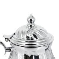 Luxus Custom Fellow Kettle Kaffeekanne 900ml/1,2 l/1,5 l/2l Silber Edelstahl Marok kanis che Teekanne für Servier dekoration