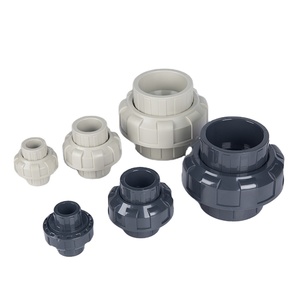 Industrial UPVC Union pipe fittings Male Female Threaded Union Pipe Fittings Equal PVC Union