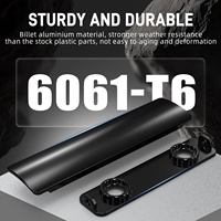Kit de démontage de galerie de toit en aluminium BEVINSEE pour Toyota 4Runner 2007-2024 5ème génération
