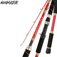 Canne à pêche NEWMAJOR 1.65-2.1m en carbone pour jigging lent, poignée EVA, pêche en mer, bar, snapper, canne à jigging lent pour bateau