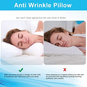 Almohada Ergonómica Antienvejecimiento para Dormir de Lado, Almohada Cervical de Espuma Viscoelástica con Almohada de Belleza Antiarrugas - Product Image 3