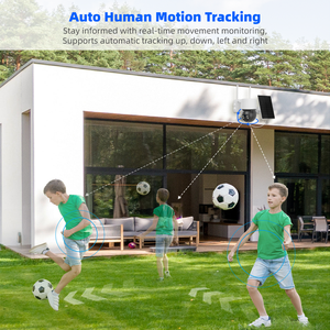 Tuya Thông Minh 4G Máy Ảnh Eu LTE Ngoài Trời IP66 Không Thấm Nước Năng Lượng Mặt Trời Máy Ảnh 10000MAh 3MP Tự Động Theo Dõi Tầm Nhìn Ban Đêm Máy Ảnh Cho An Ninh - Product Image 5