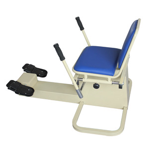 Seated Ankle Joint Training Chair 110x65x80cm Blue Steel Rehabilitation Equipment for Lower Limb Flexion Extension Therapy - Product Image 3