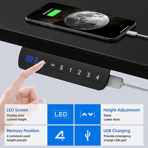 Personalizado Altura ajustable Dormitorio <span class=keywords><strong>PC</strong></span> <span class=keywords><strong>Gamer</strong></span> Computadora <span class=keywords><strong>Mesa</strong></span> Gaming Desk <span class=keywords><strong>Mesa</strong></span> Gamergonómica Escritorio de pie - Product Image 5