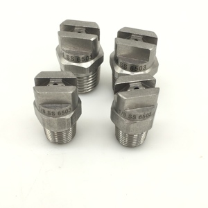 1/4 "NPT 65 độ thép không gỉ Quạt phẳng vòi phun với 0.9 GPM - Product Image 3