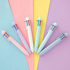 Bolígrafo de Plástico ABS Novedoso y Bonito 6 en 1 con Colores Variados, Personalizable con Logotipo Impreso, para Regalo de Papelería Estudiantil - Product Image 5
