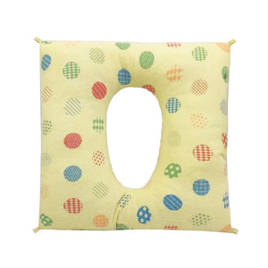 Cojín cuadrado antiescaras con orificio, relleno de fibra hueca transpirable para silla de ruedas y uso reclinable - Product Image 2