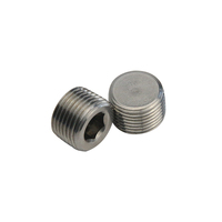 Connecteur hexagonal creux en acier inoxydable BSPT/mppt, filetage mâle, vente directe d'usine, 10 pièces