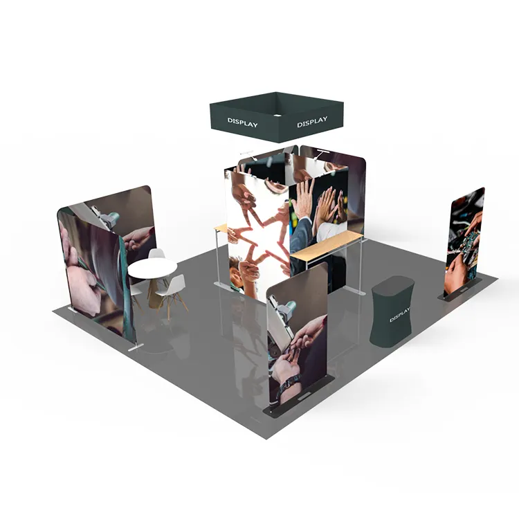 Hot Selling Easy Installation Exhibition Booth Portable Folding Exhibition Stand Trade Show Display Equipment Advertising Booth
