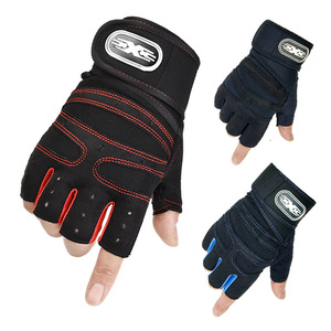Wholesale Half Finger Breathable Non-Slip Weightlifting <b>Gloves</b> for Cycling Gym Use Polyester Rubber Neoprene Material Unisex - Product Image 1