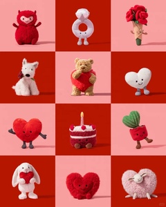 [El Nuevo] Jellycat UK 25, Peluche de Algodón PP de San Valentín para Princesas, Oso Conejo, Juguete Súper Suave, Regalo Sorpresa - Product Image 2