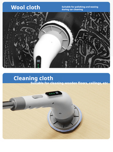 Wholesale Wireless Cleaning Brush Bathroom Window Kitchen Automotive Multifunctional Household Rotating <b>Machine</b> - Product Image 3