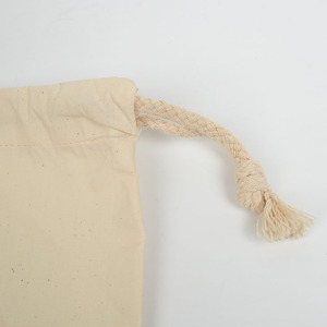 Pochette à cordon personnalisée High King, sac à cordon en toile naturelle pour emballage cadeau et rangement, sac de courses en gros - Product Image 4