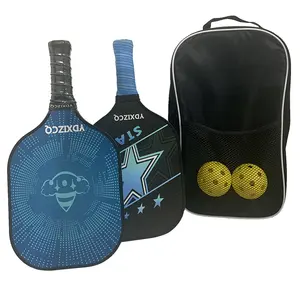 Fibre de verre fibre de carbone couleur populaire 2023 sac thermoformé SET haute qualité Chine Pickleball Paddle