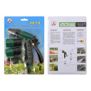 Kit de nettoyage domestique pour voiture avec pistolet à eau et connecteurs standard 4-6 pour robinet haute pression - Product Image 3