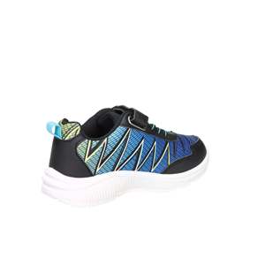 Baskets Sonic pour enfants, bleu et noir, fermeture Velcro, chaussures épaisses - Product Image 5