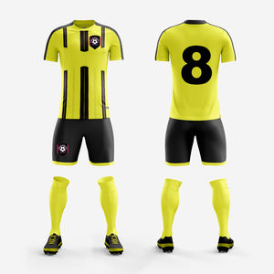 Hot Sale <strong>Factory</strong> Wholesale Navy Soccer Uniform Custom Team Logo Sublimation Breathable <strong>Jersey</strong> with Personal Name Printing - Product Image 5