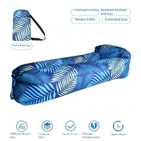 Canapé-lit gonflable moderne et portable pour l'extérieur, lit de plage gonflable, canapé château en tissu Oxford durable, vente en gros, fabricant