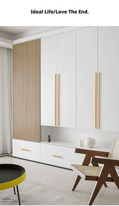 Custom Modern Aluminum Luxury Fancy Cabinet Handles Drawer Pulls Wardrobe <strong>Knobs</strong> Dresser Handel <strong>Door</strong> Hardware Furniture Handles - Product Image 2