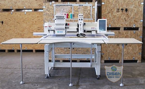 Machine à broder automatique multi-têtes informatisée Disen à 68 têtes avec une vitesse de 850 à 1200 tr/min, prend en charge les formats DST/DSB, nouvelle - Product Image 6