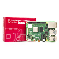 Ahududu Pi 4 Model B geliştirme kurulu kiti RAM 1G/2G/4G 4 çekirdek İşlemci 1.5Ghz 3 hız daha Pi 3B +