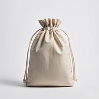Sac à cordon personnalisé avec logo, sac d'emballage cadeau en coton et lin, pochette en coton naturel personnalisée, sac personnalisé