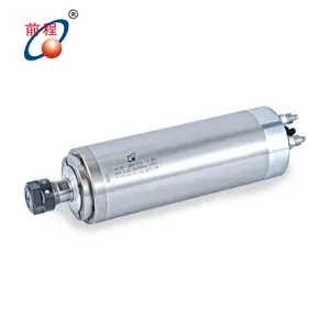 Water Cooling Four Bearings Spindle Motor Cheap High Qualtity GDZ-23 2.2KW Milling 24000rpm by Water for CNC Machine Qian Cheng