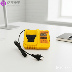 Les fournisseurs chinois peuvent personnaliser les chargeurs de batteries lithium-ion 12V/20V avec éclairage LED et design à double port. - Product Image 5