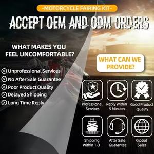 Carenado sin Pintar para <span class=keywords><strong>Yamaha</strong></span> MT03 2020 2021 <span class=keywords><strong>2022</strong></span> 2023 2024 2025 2026 Blanco Brillante Kit de Carenado para Motocicleta - Product Image 6