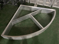 Scène ronde en aluminium 3M, plateforme de scène circulaire avec pieds réglables pour événements, concerts, mariages, équipement