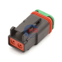 Câble Haidie 2 broches, faisceau de câbles, connecteur automobile, module de navigation GPS, autoradio, instrument, module de radar de recul, prise DT06-2S-CE06