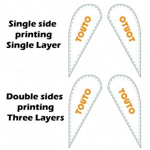 Advertising Custom Made Advertising Tear <b>Drop</b> Beach Sublimation Beach Flag - Product Image 5