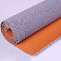 Tapis de sol en rouleaux à rayures épaissies en polyester, antidérapant, pour la décoration intérieure - Vente chaude