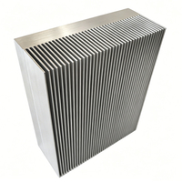 Dissipateur thermique à base épaisse pour onduleur 120(L)*52(H)*150(P)mm avec pas de 3mm, résistance thermique minimale, dissipateur thermique en aluminium haute puissance