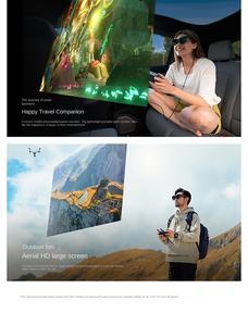 X R E a L Air <span class=keywords><strong>2</strong></span> Pro Smart AR Lunettes 3G 4K <span class=keywords><strong>Capture</strong></span> Vidéo IPX-5 Étanche Traduction Vocale Drone Espace Écran de Projection - Product Image 5
