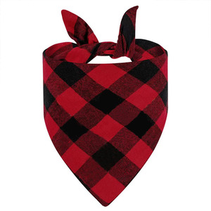 Pet Triangular Bandana Plaid American Flag Bone Design Dog Cat Neck <b>Scarf</b> Festival Novelty Accessory - Product Image 5