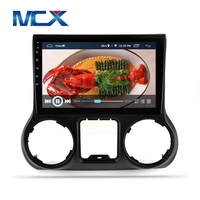 MCX GPS Navigation Android 10.0 radio à Écran Tactile HD Unité de Tête de Voiture Audio Lecteur Vidéo Pour Jeep Wrangler JK 11-17 Support wifi