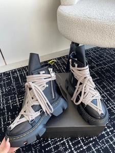 Chaussures de sport décontractées en cuir véritable de qualité supérieure, élégantes pour hommes et femmes, confortables avec des semelles épaisses - Product Image 4