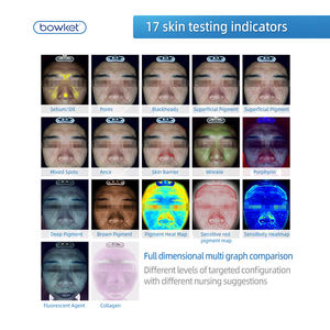 <span class=keywords><strong>Bowket</strong></span> Analyseur de Peau 3D IA 15,6 pouces avec Caméra HD 36MP pour l'Analyse de l'Acné et des Rides, Écran Pliable pour Tête/Visage/Nez - Prise US/EU - Product Image 3