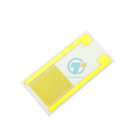 Electrodo interdigital de sustrato cerámico de 50 micras 10*10mm/Electrodo de oro interdigital